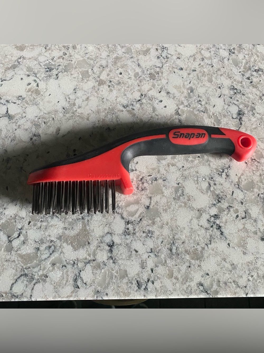 Snap On NEW 3” Miniature Stainless Steel Wire Brush Red And Black Handle WBSS3